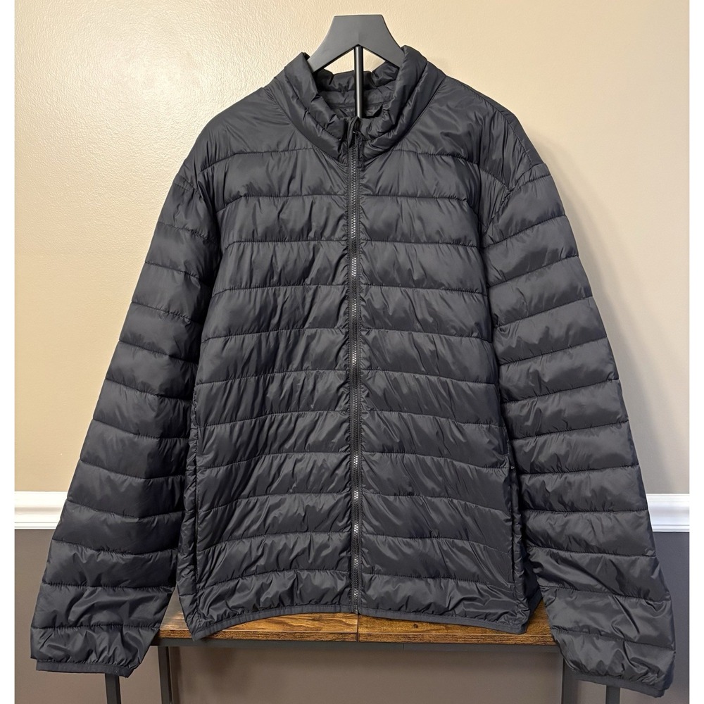 Old Navy Water Resistant Narrow Channel Puffer Jacket Men's 3XL Black